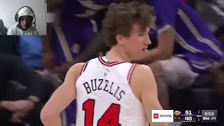 Splashfymtrae reacts to lakers vs bulls (it got crazy)