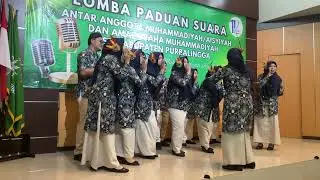 12. GITA MUSAGA IN HARMONY SMK MUHAMMADIYAH 1 PURBALINGGA, Medley: Sang Surya, Gundul-gundul Pacul