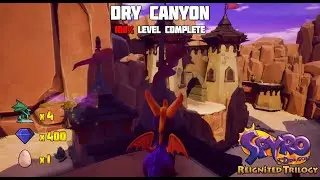 Dry Canyon | 100% Level Complete | Spyro The Dragon (Reignited) |GAMEPLAY NO COMMENTARY