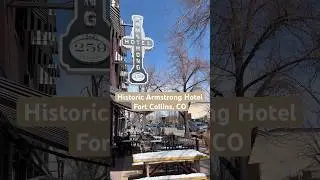 Beautiful historic hotel in Fort Collins, Colorado #colorado #boutiquehotel #hotels