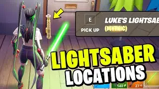 LIGHTSABER Locations (Fortnite Season 2)