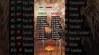 Best vs worst cities by salary and job security #career #luxembourg #london #salary #dubai #zurich