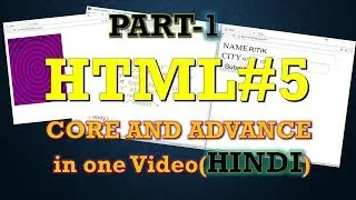 Part #1 HTML core and advance  full in one video||learningstrome academy