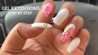 Permanent Nail Extensions | घर बैठे सीखें नेल आर्ट | MARBLE NAIL ART step by step