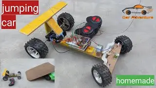 how to make jumping car / how to make racer car#rccar#jumpingcar#caradventure