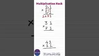 multiplication trick #shorts #maths #multiplication #trending #viralvideo