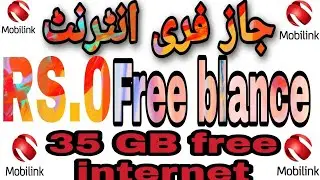 Ho to use jazz free 35GB free internet all jazz coustumer free 35GB internet free