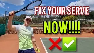 7 TOP SERVE MISTAKES (AND HOW TO FIX THEM❌✅)