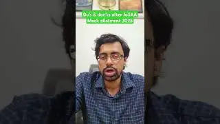 Analysis JoSAA mock allotment 2025:  #JoSAA2025