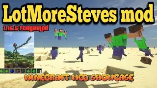 Minecraft 1.16.5 - Lot More Steves mod