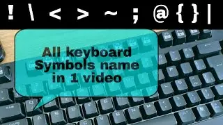 #Keyboard #symbolsname #learn All Symbols name in Keyboard, Keyboard information how to use keyboard