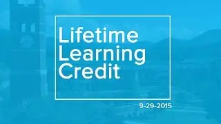 1040.com Lifetime Learning Credit