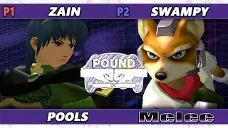 Pound 2022 - Swampy (Fox) Vs. Zain (Marth) SSBM Smash Melee Tournament