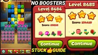 Toon Blast Level 8484 8485 🤺No Booster easy GUIDE✨🏃
