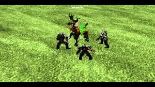 WoW Model Test SC2 Map Editor: Cenarius and the Felorcs