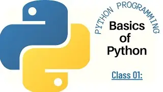 Basics of Python Programming | Python programming Class 01