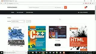 Web OnlineLibrary PerpusOnlen