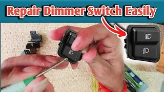 Repair Original Scooter Dimmer Switch and Save 200 || Yamaha Cygnus Alpha Dimmer Switch Repair #diy
