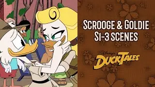 DuckTales - Goldie & Scrooge scenes (s1-3)