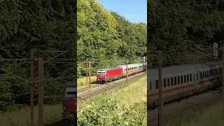 DSB Vectron passere Sor&oslash; med IC1 vogne #vectron #dsb #trainspotting