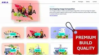 Дизайн домашней страницы Amla | Лучшие способы увеличить продажи с помощью онлайн-платформы