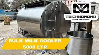 BULK MILK COOLER 5000 LTR. MILK COOLING TANK 5KL