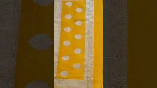 Banarsi handwoven 💯 pure khadi Chiffon Georgette saree #banarasi #georgette #chiffon #saree
