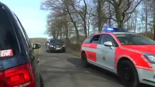 L&ouml;schzug Sch&ouml;ppingen (NRW) + first responder beim Flugzeugunfall in Heek