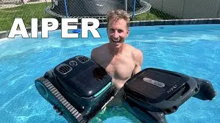 Лучший робот-очиститель и скиммер для бассейнов? Видеообзор Aiper