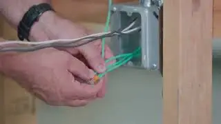 Commercial Single Receptacle Makeup (Rough Wire) Demonstrated by WECA in an Electrical Training Vid