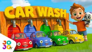 Learn Colors with Paint Splash 🎨🚗 | Garage Cars & Animal Friends Fun | Kids Educational