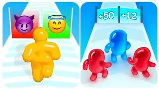 Tall Man SPRINT vs GIANT BLOB CHASE! (Chaos Ensues)