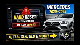 How to Hard Reset Mercedes Infotainment (2020&ndash;2025 Models) | Factory Reset Guide