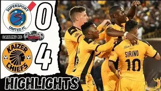 SuperSport United vs kaizer Chiefs 0-5 highlights calling Black label knockout