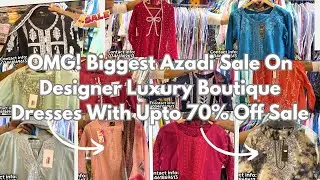 Mega Azaadi Sale| Beautiful Trendy Boutique Designer Dresses 60% | Luxury Stichted Collection | 