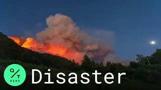 California Wildfires: El Dorado Fire in San Bernadino Fills Hills With Smoke