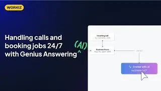Handling calls and texts with Genius Answering (AI) to book more jobs