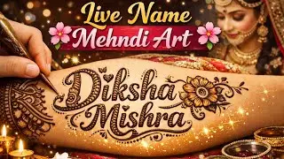 live names mehndi art 🌸🌸