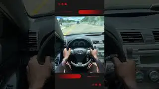 2008 Toyota Camry SE 2.4 4 Cylinder POV Acceleration Test