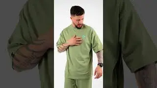 Camiseta Oversized Masculina Play Verde