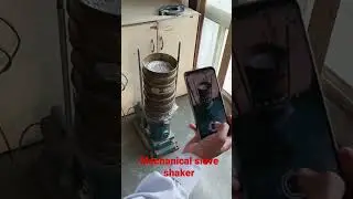 mechanical sieve shaker            it is used to separate out drug particle according to sieve no.