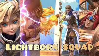 Lightborn Squad Mobile Legends - Lighborn Squad MLBB - Fanny Harith Tigreal Granger Alucard #shorts