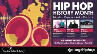 Join us for Hip Hop History Month at SJPL