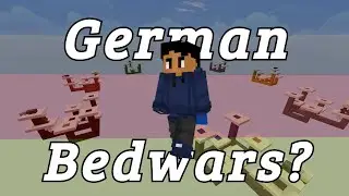 playing bedwars on a german server