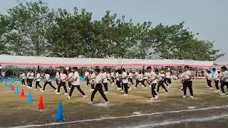 #sports day@ podar international school##.. dance performance with ball.. pls  subcribe..