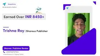 Publisher of Shareus.io | Trishna Roy | URL Shortener & Earn Money