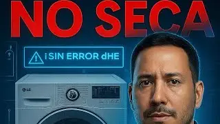 Lavasecadora Lg No seca  / no manda c&oacute;digo de error (dhe).
