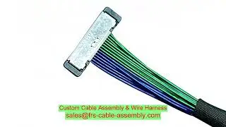 usb c to apple 30 pin cable I-PEX 20777-040T I-PEX 3049-0401 micro-coax extension cable 3D STEP file