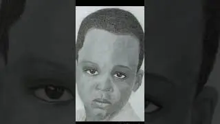 A child's portrait #shorts #shortvideo #short #shortsfeed #art #portrait #sketch #artist