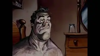 ren and stimpy waking up scene but with a twist